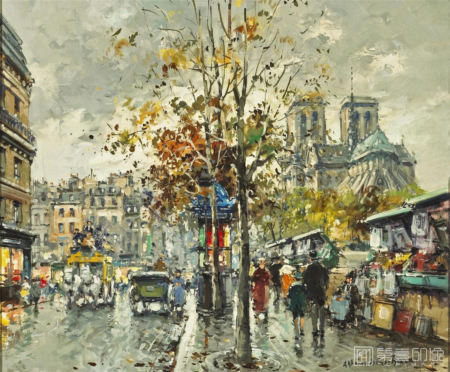 油画-安托万·布兰乍得 Antoine Blanchard作品-114